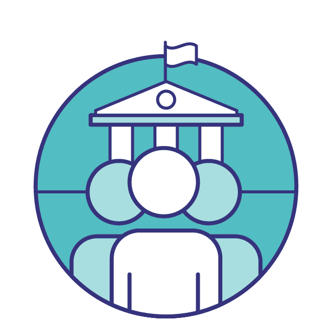 Icon government and citizens
