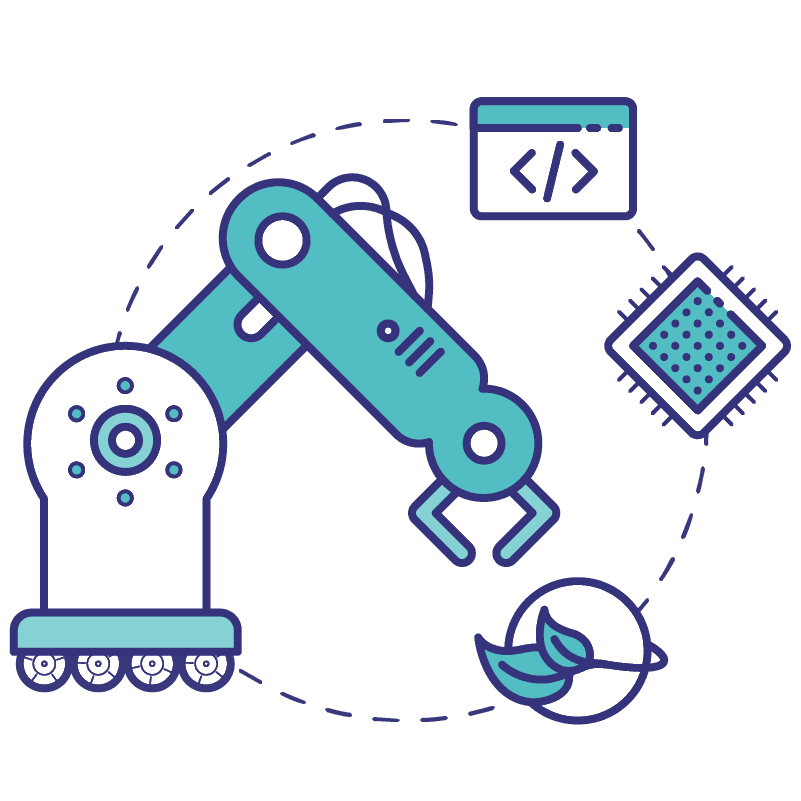 Icon for AI in the edge